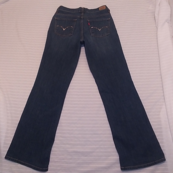 Levis 512 Women Bootcut Blue jeans - Picture 4 of 9